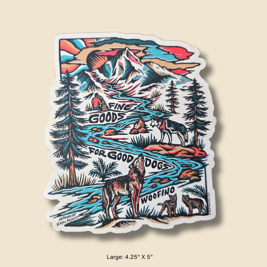 Woofino Matte Die Cut Stickers Woofino