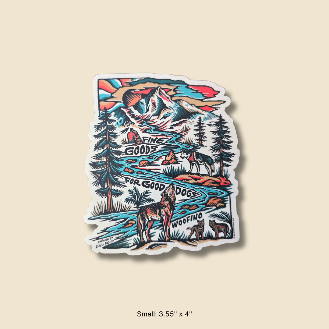 Woofino Matte Die Cut Stickers Woofino