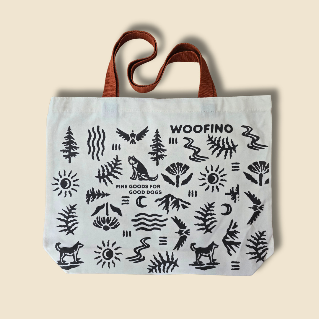 Woofino Signature Cotton Canvas Tote Woofino