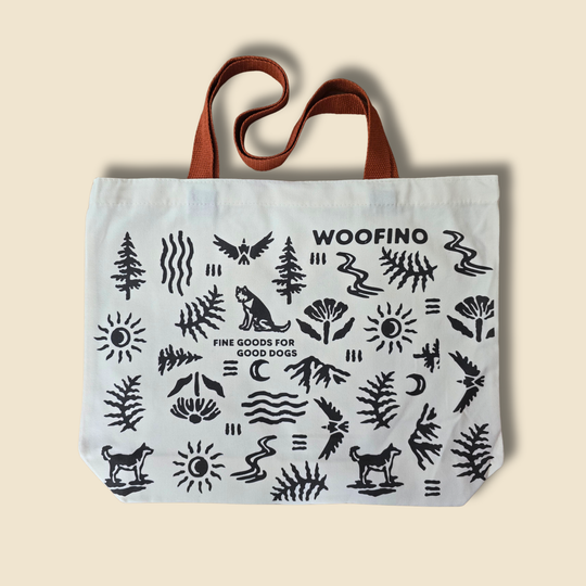 Woofino Signature Cotton Canvas Tote Woofino