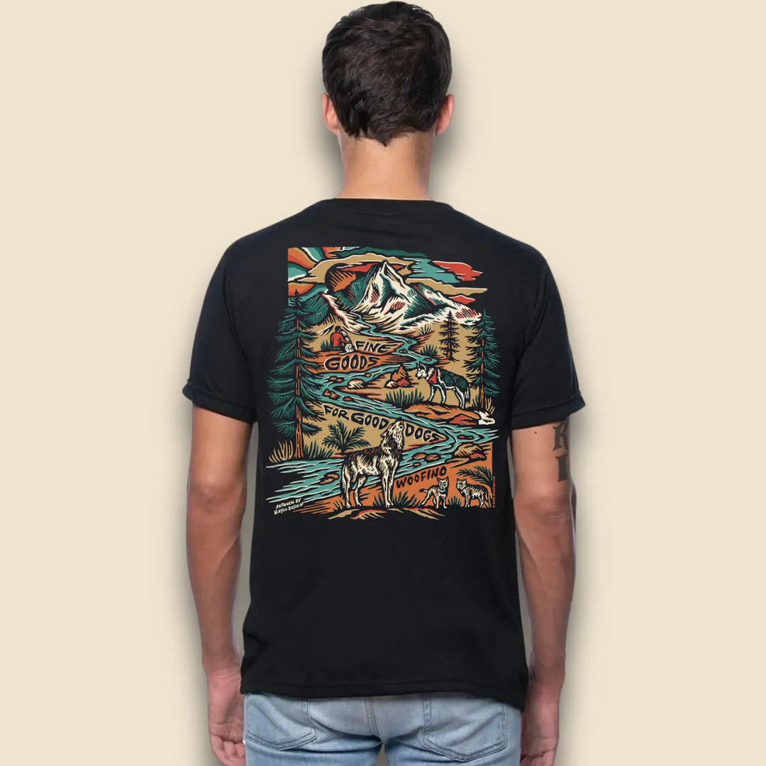 Woofino Unisex Viscose Bamboo Organic Cotton Tee Woofino