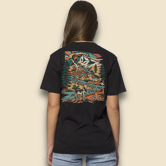 Woofino Unisex Viscose Bamboo Organic Cotton Tee Woofino