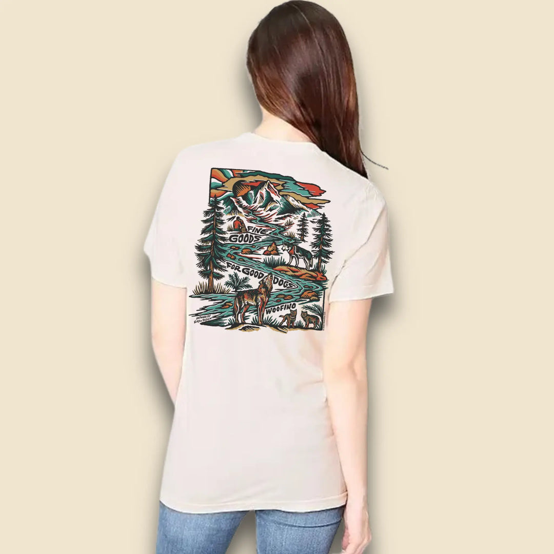 Woofino Unisex Viscose Bamboo Organic Cotton Tee Woofino