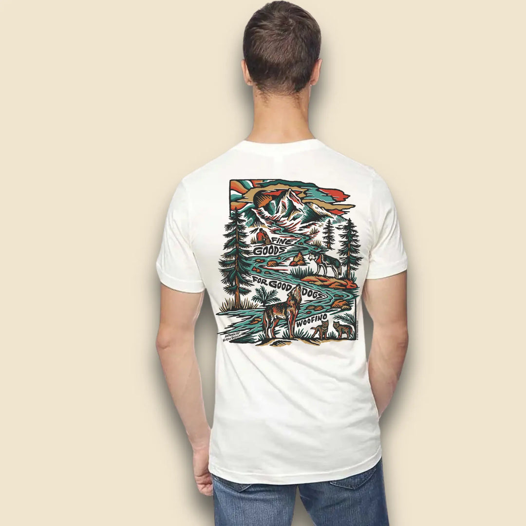 Woofino Unisex Viscose Bamboo Organic Cotton Tee Woofino