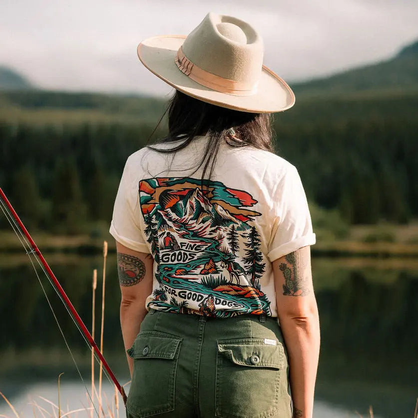 Woofino Unisex Viscose Bamboo Organic Cotton Tee Woofino