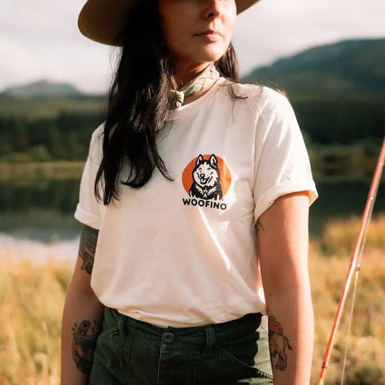 Woofino Unisex Viscose Bamboo Organic Cotton Tee Woofino